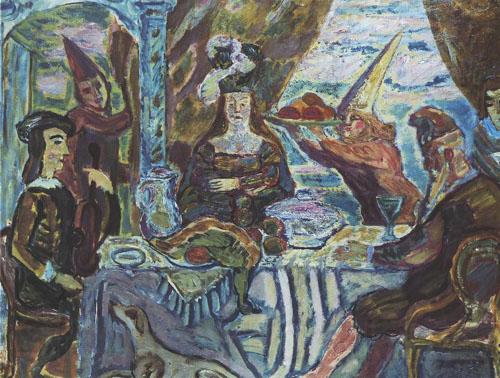 Zygmunt Waliszewski Banquet I France oil painting art